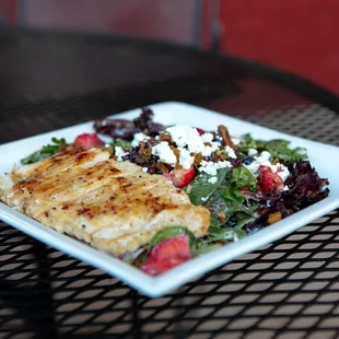 a plate of food on a table