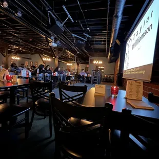 From before the show started, people still arriving