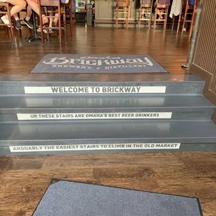 steps leading to brewery