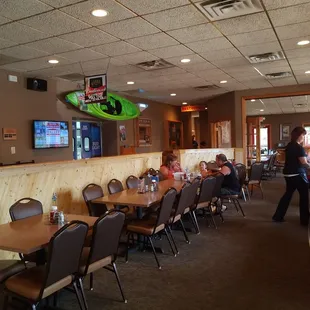 people sitting at tables
