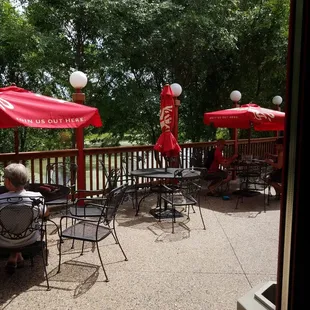 Nice patio with a view