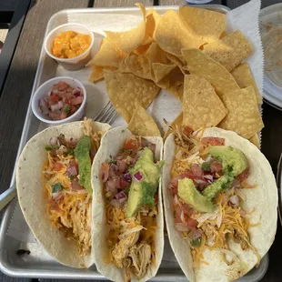 Chicken tacos
