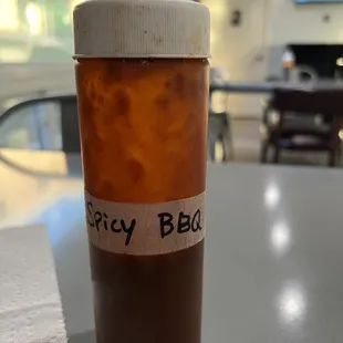 homemade spicy BBQ sauce