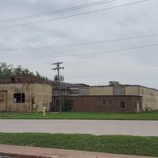 a view from the back porch