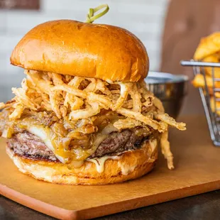 French Onion Burger