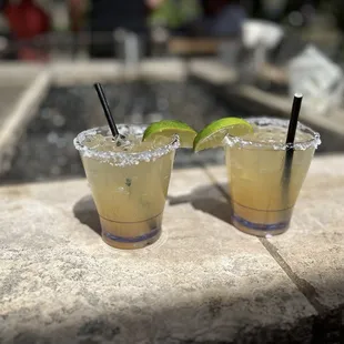 Margaritas on the patio
