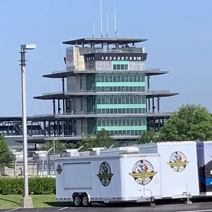 The tower in the speedway