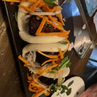 Pork belly Bao - not the best! Buns were dry
