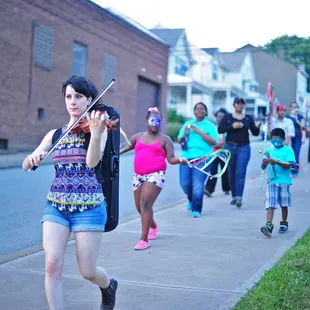 Saints Tour, a immersive, mobile experience in Braddock ,Pa.