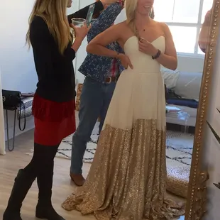 They have a lot of adorable head pieces as well as accessories. The room is big enough to fit a large group.