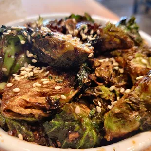 Happy Hour Brussel Sprouts~