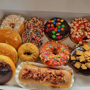 Dozen random donuts