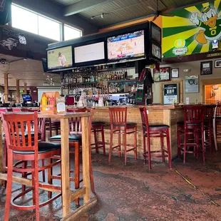 Nice full bar with plenty of room