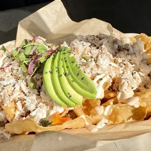 05.18.22 Crab &amp; Wonton Nachos $18