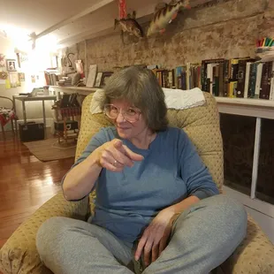A big easy chair - for the Big Easy, where we live in our SkyCave!!