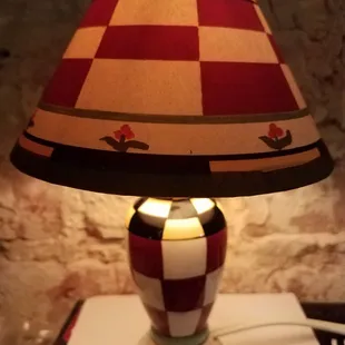 This adorable mini lamp - $2!! And 7&quot; tall, from top to bottom!! The perfect night light.