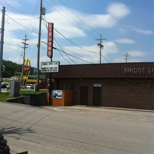 the outside of a building