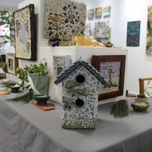 Mosaics by Artist, Yvette Blancher "The More the Merrier" Holiday Open House 12/15/2018