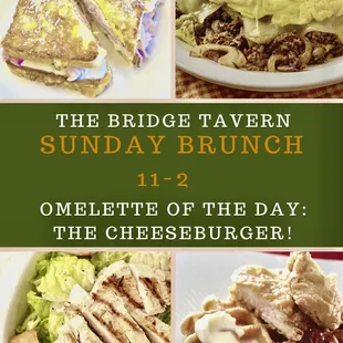 a collage of photos of a meal