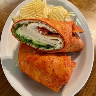 Sundried Tomato brunch wrap