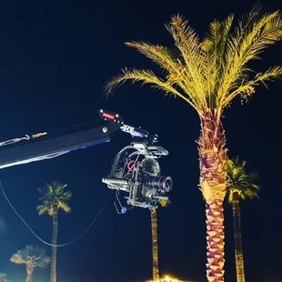 8k resolution camera (Red Helium) on a 22ft crane