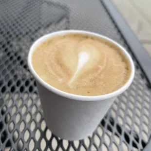 Cortado al fresco.