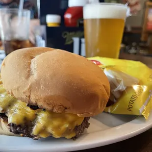 Perfect cheese burger