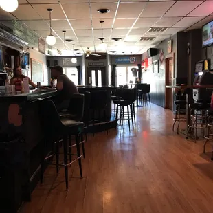 people sitting at the bar