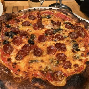 Pepperoni pizza