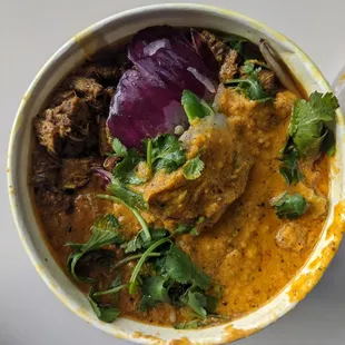 Half Tikka and half hakku  Chicken Tikka Masala Hakku Chuala