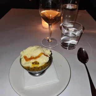 Vin Jaune gelato with Chenin Blanc