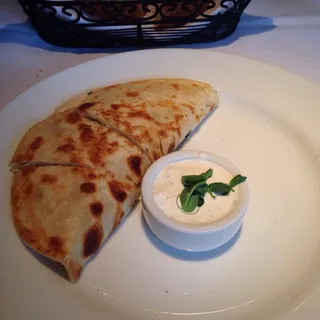 Grilled Shrimp & Avocado Quesadilla