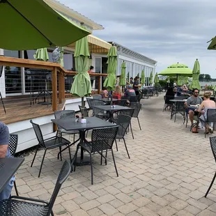 Side outside view along the water.