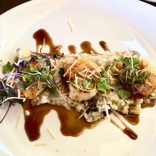 Scallop and Mushroom Risotto