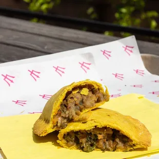 Garlic Eggplant and Scallion Patty
