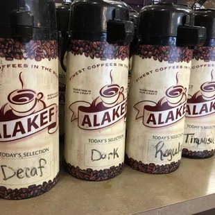 Air pot coffee.