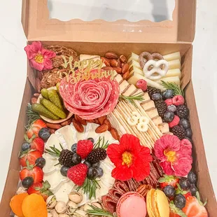 Medium Birthday Charcuterie Box on the Go!