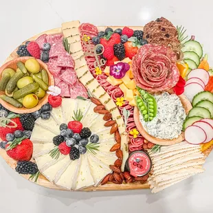 Large Oval Platter for Wedding Day Getting Ready Festivities!