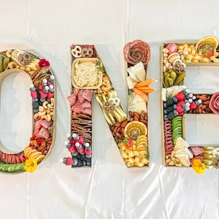 Charcuterie Letters