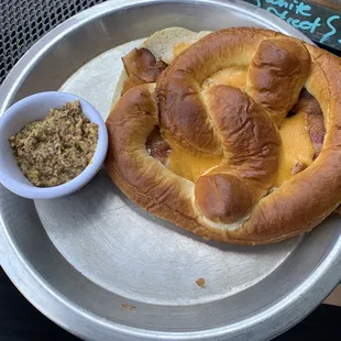 Grilled Cheese Pretzel