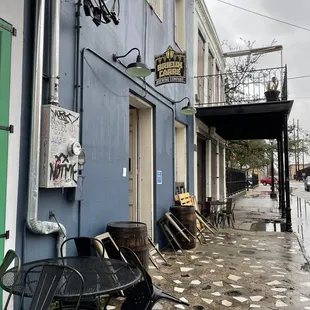 the outside of the building