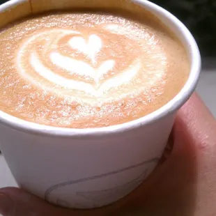 Cappuccino executed properly ! And it's cute, too!