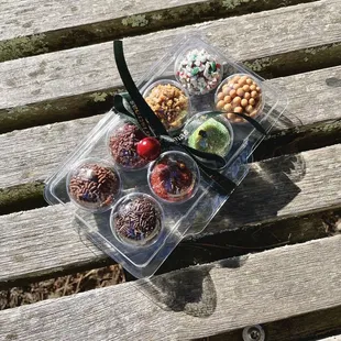 Holiday set of 8 for $30, picked up at a holiday market!