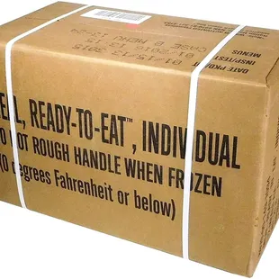 REAL DEAL; real military MRE meals by the case or individually. Vegetarian Meals available.