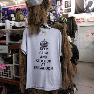 Lots of military surplus for sale here!