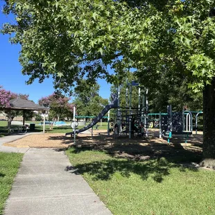 Shelter near playground