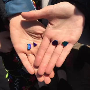 Gemstones on the playground are a highlight!