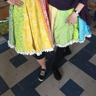 Our teachers have the best clothes for dressing up!