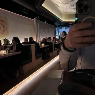 sushi and sashimi, interior