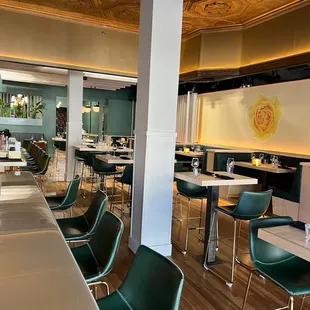 interior, sushi and sashimi
